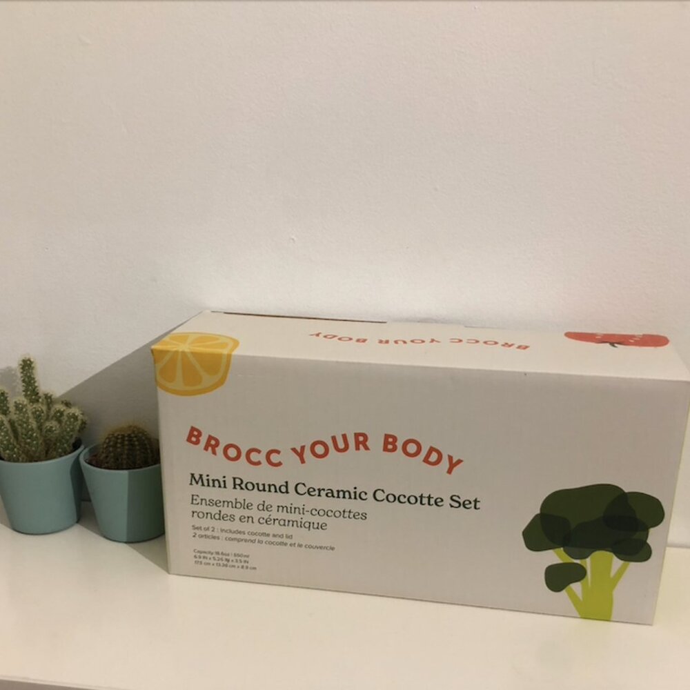 Mini Round Ceramic Cocotte Set